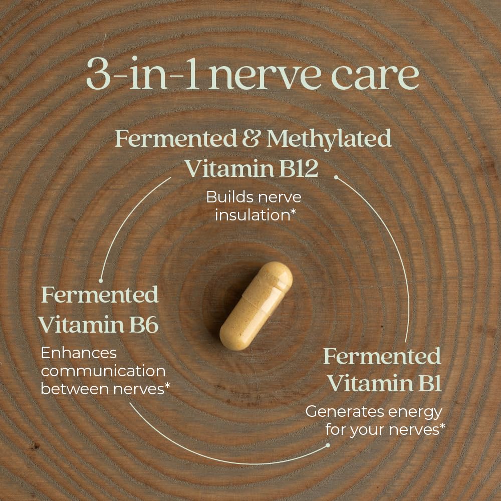 Etiqueta detalle suplemento vitaminas B New Chapter