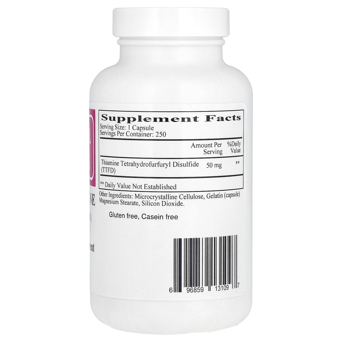 Etiqueta Ecological Formulas All Thiamine vitamina B1 suplemento