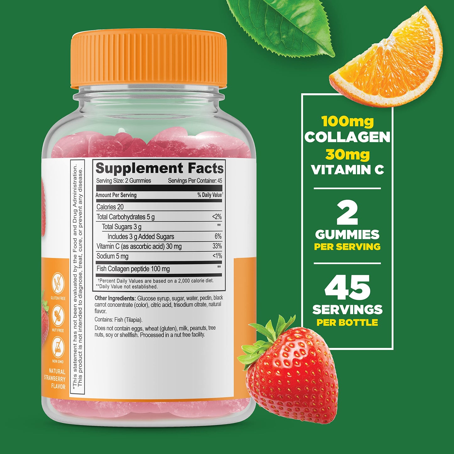 Etiqueta gomitas Lifeable colágeno y vitamina C