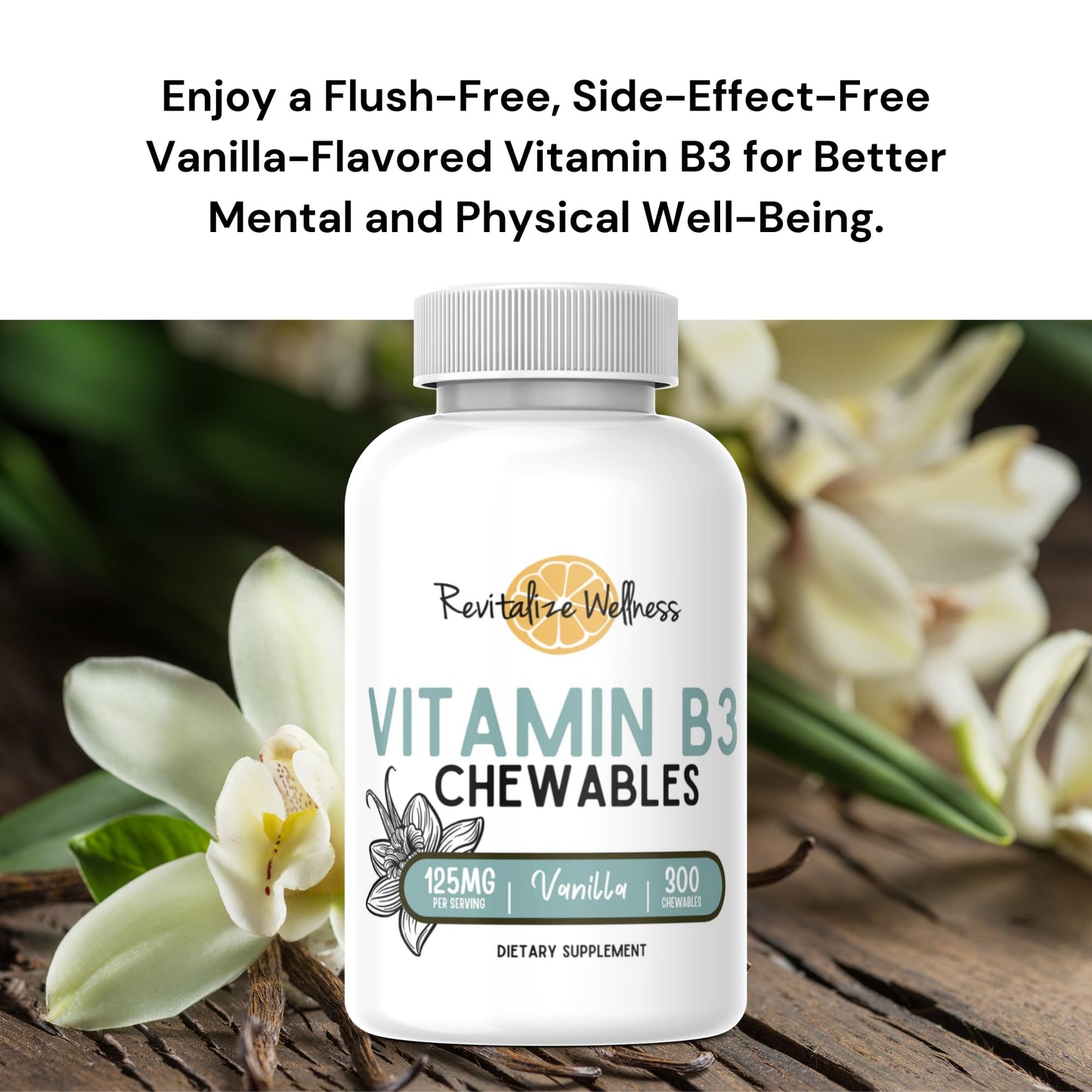 Etiqueta de ingredientes vitamina B3 Revitalize Wellness