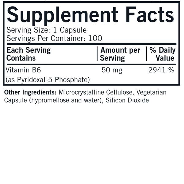 Etiqueta Kirkman P-5-P vitamina B6