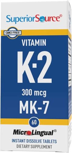 Etiqueta lateral suplementaria Superior Source vitamina K2