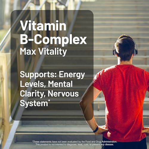 Etiqueta NatureWise complejo vitamina B para mujeres y hombres