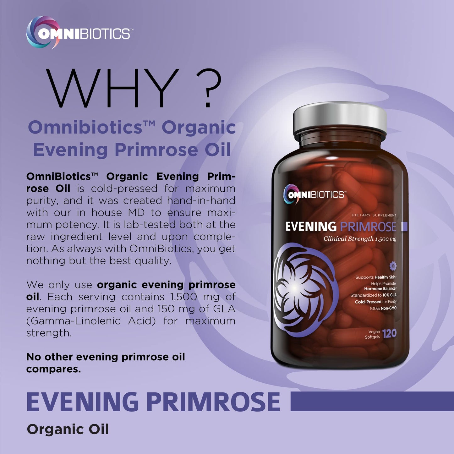 Etiqueta paquete salud femenina OmniBiotics
