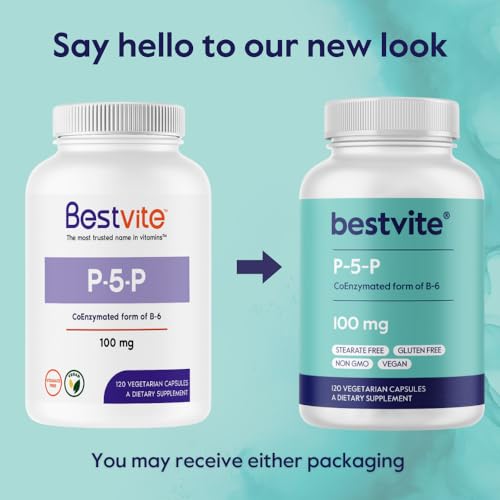 Etiqueta producto BESTVITE P-5-P vitaminas B6 puras