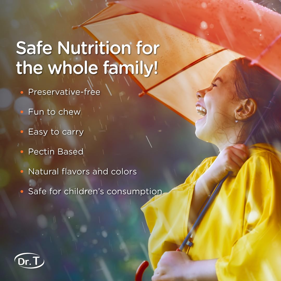 Etiqueta de producto Dr. T VictaGummies Vitamina C niños