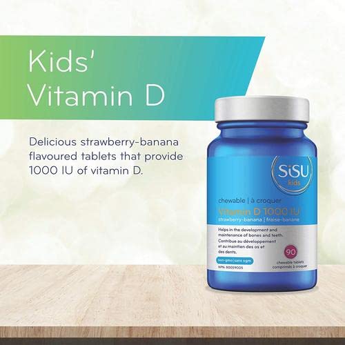 Etiqueta del producto vitamina D niños SISU 1000UI
