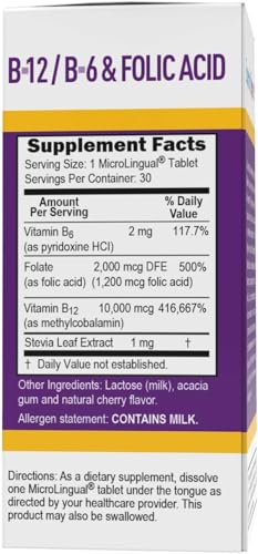 Etiqueta Superior Source suplementos B-12 B-6 ácido fólico