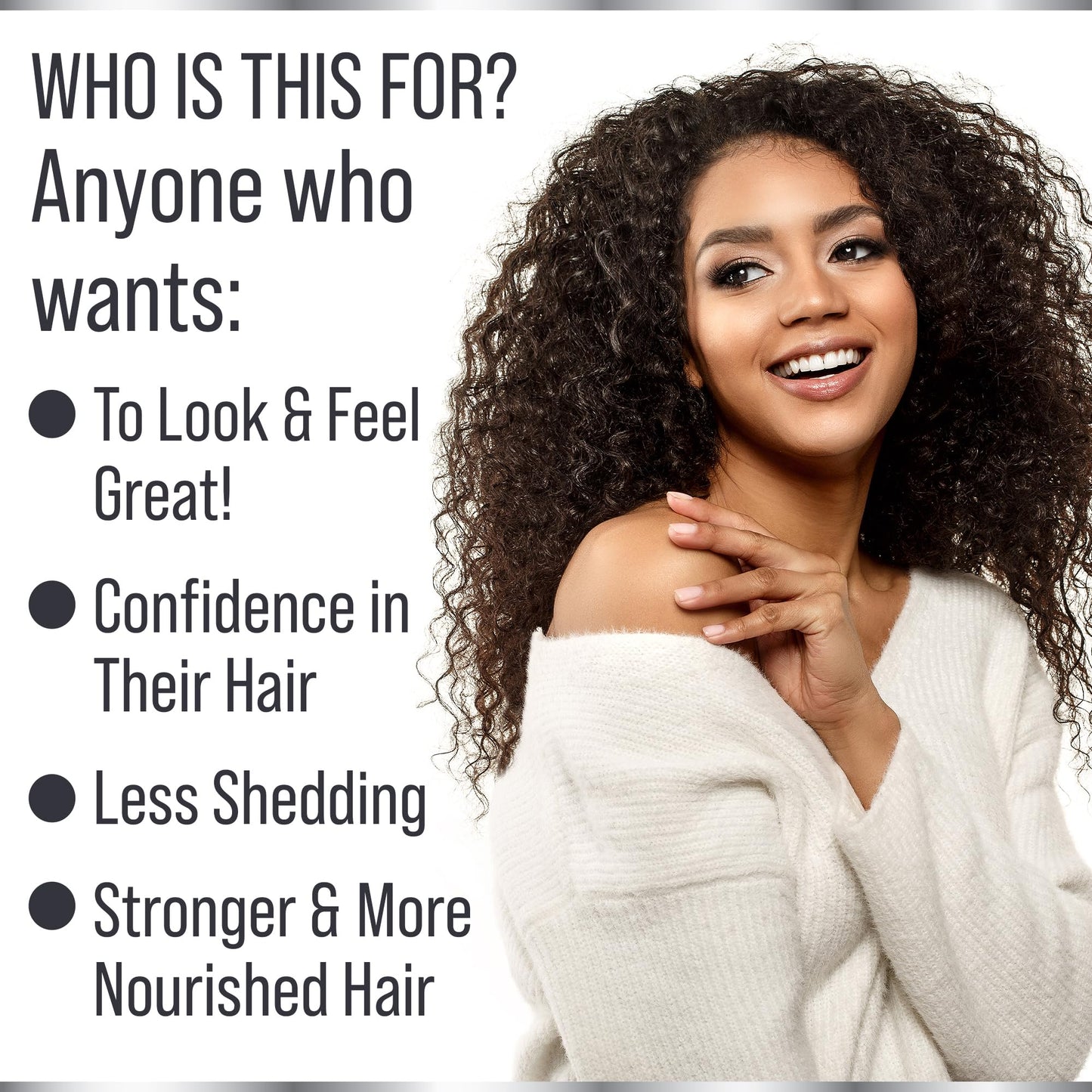 Etiqueta suplemento Hair Thickness Maximizer cápsulas
