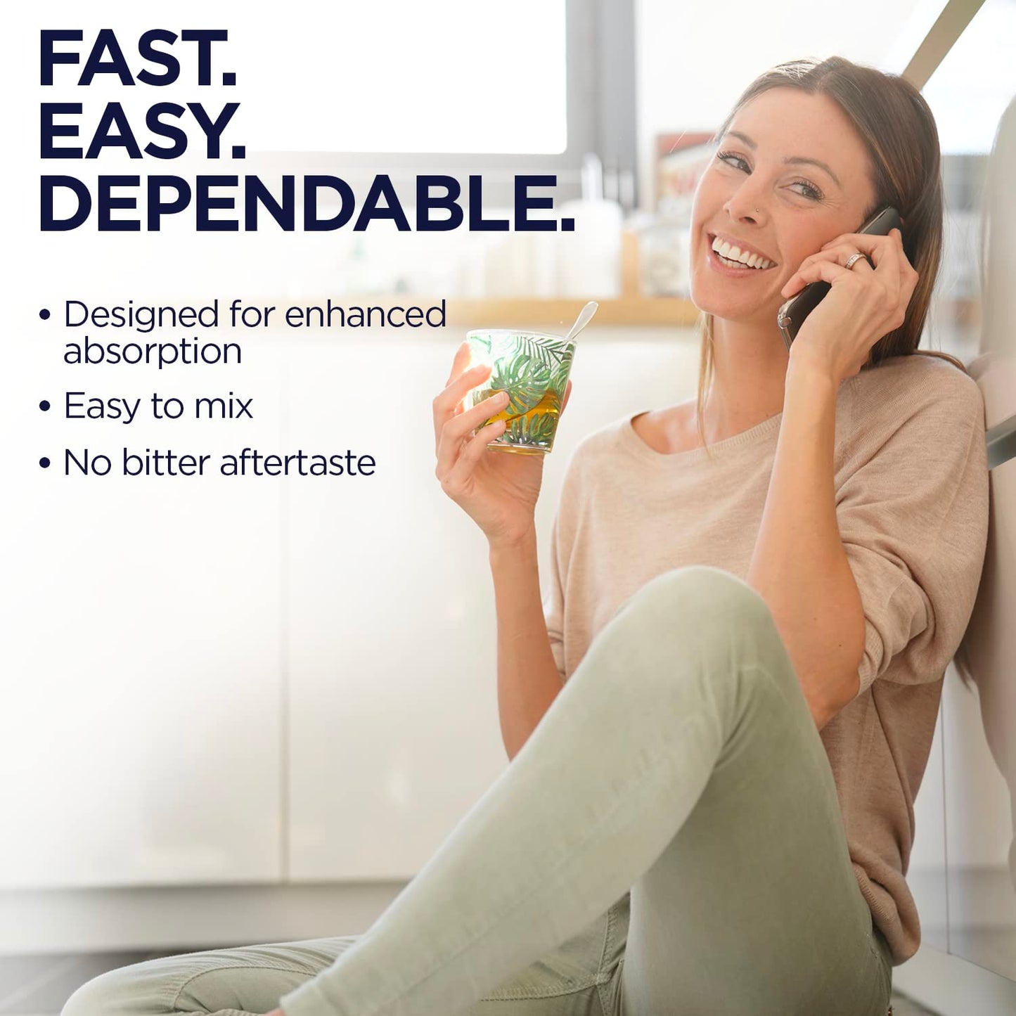 Etiqueta suplemento KAL polvo inositol para salud celular
