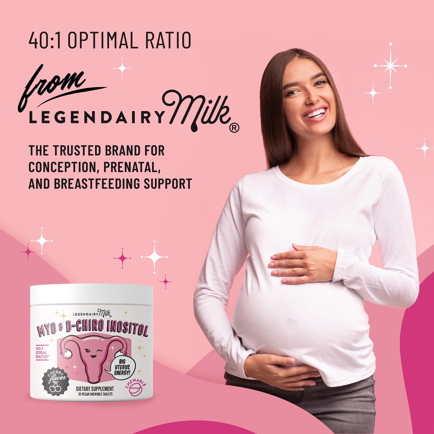 Etiqueta del suplemento Legendairy Milk sabor cereza