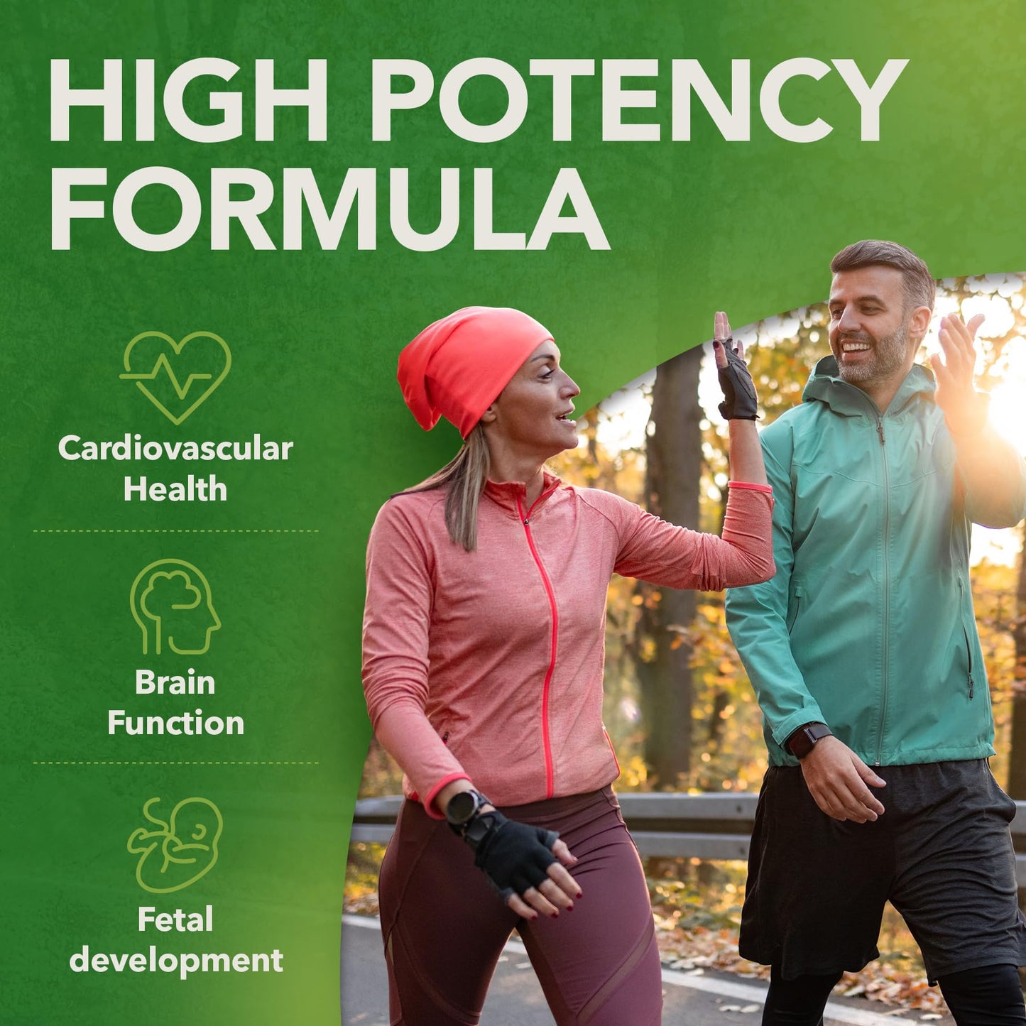 Etiqueta suplemento PlantFusion metilfolato 5-MTHF