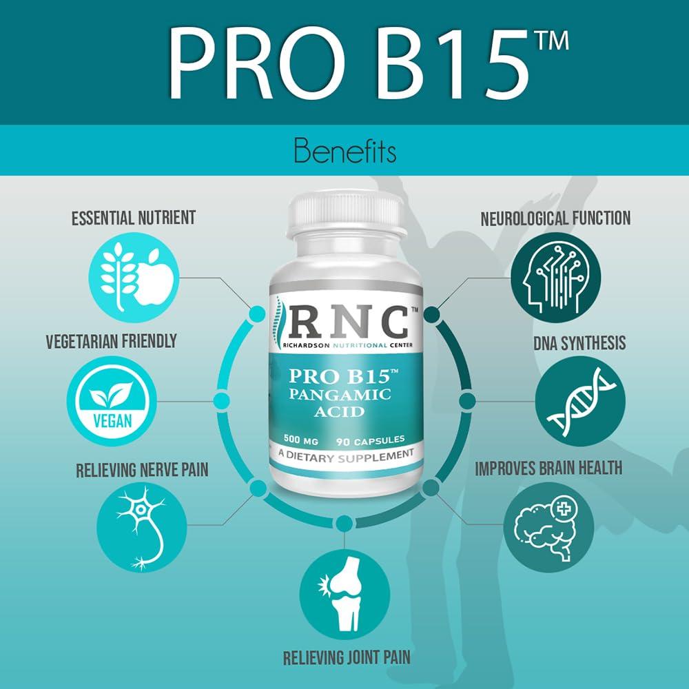Etiqueta suplemento Richardson B15 extra fuerte 500mg