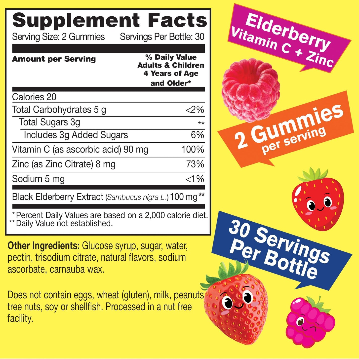 Etiqueta suplementaria WellYeah vitamina B12 niños