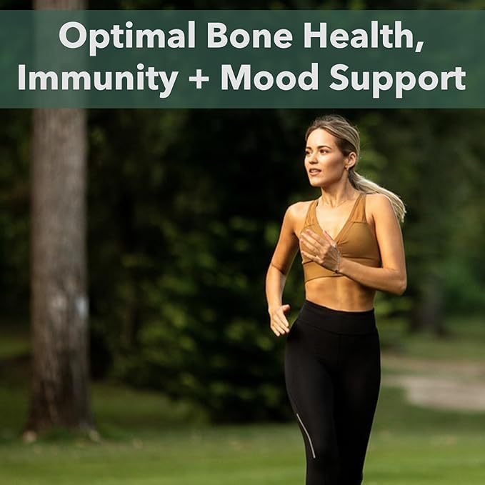 Etiqueta frontal suplemento vitamina D3 y K2 vegano