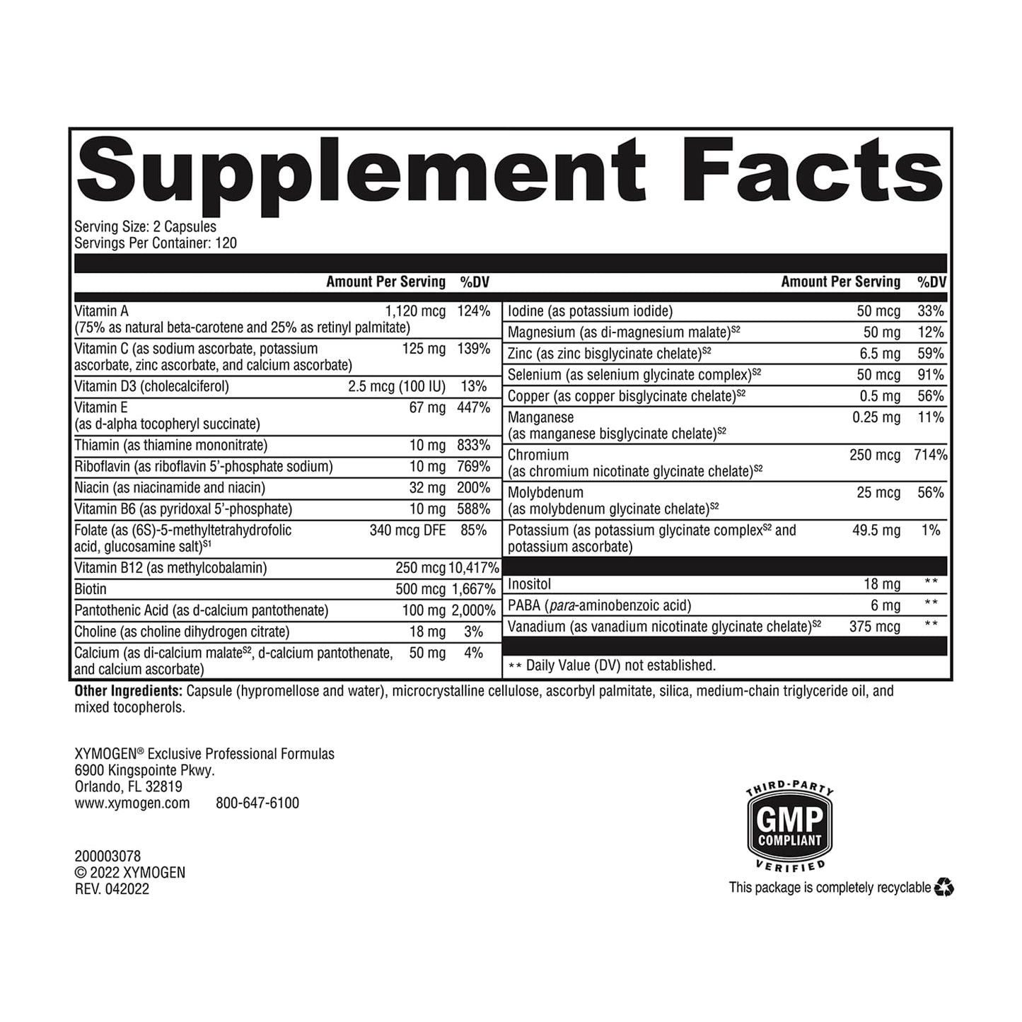 etiqueta de suplementos nutricionales