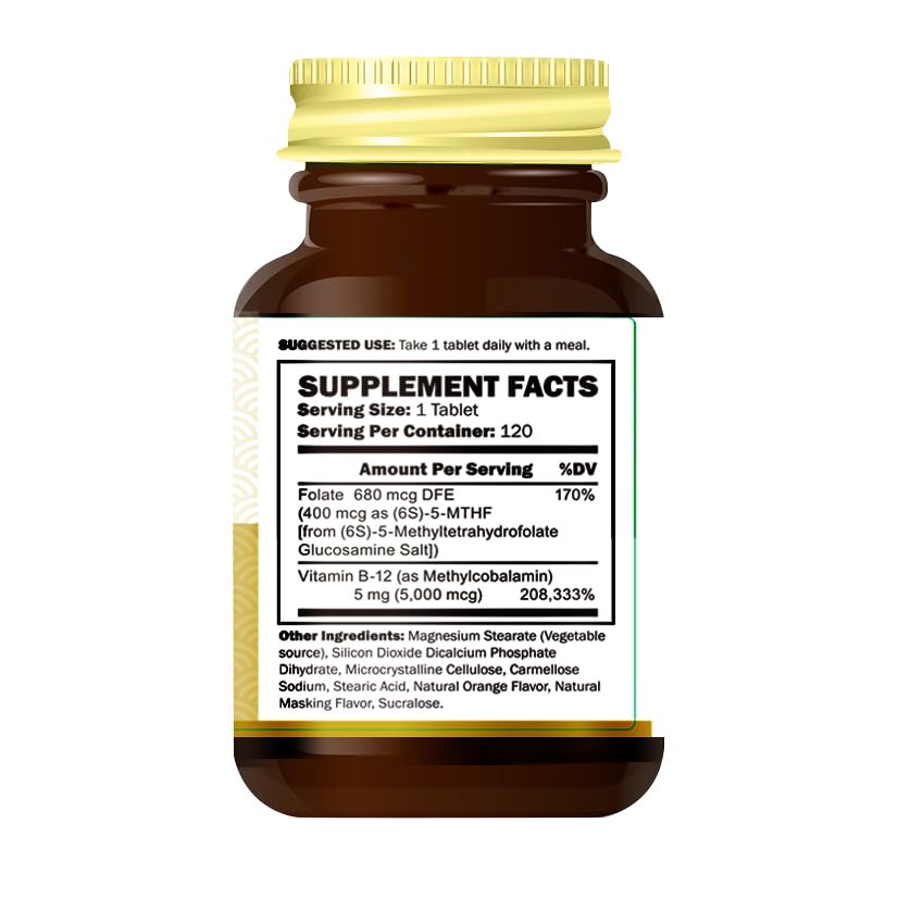 Etiqueta Teresa Health Metilcobalamina vitamina B12