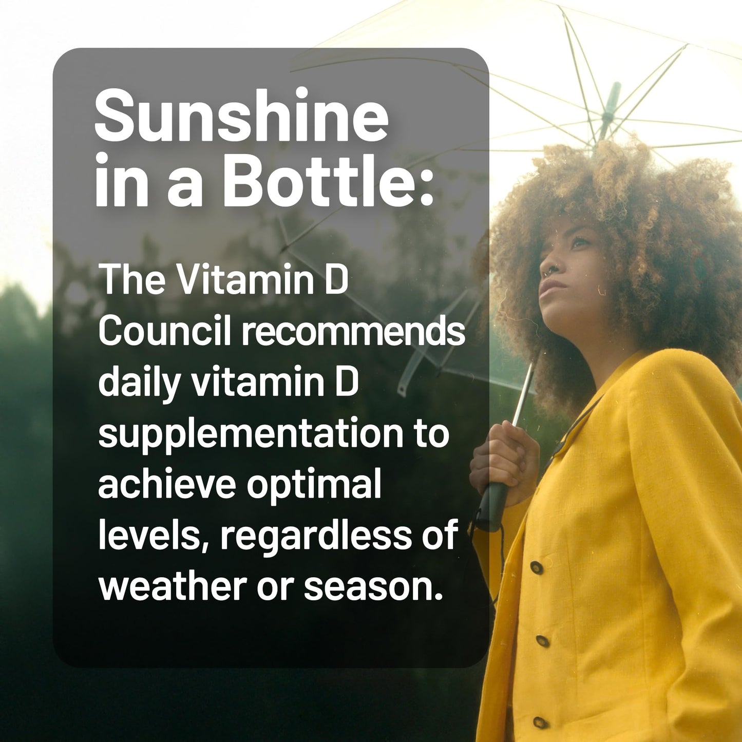 Etiqueta trasera NatureWise Vitamina D3 10,000 UI
