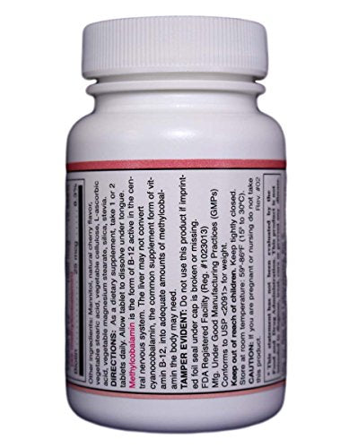 Etiqueta unique b-12 vitaminas b sublinguales