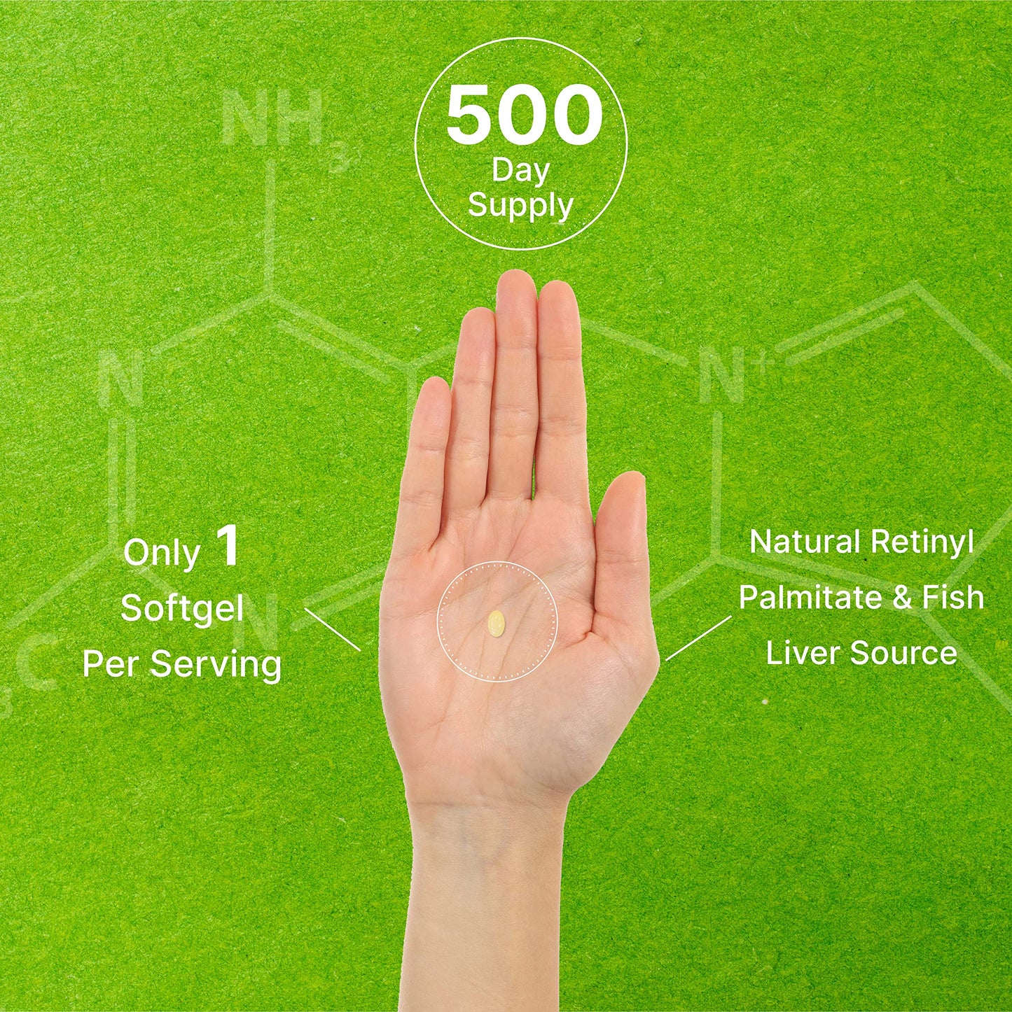 Etiqueta suplemento Vitamina A DEAL SUPPLEMENT 25,000 UI