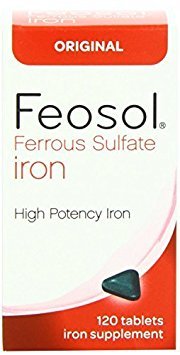 Feosol Original suplemento de hierro en caja