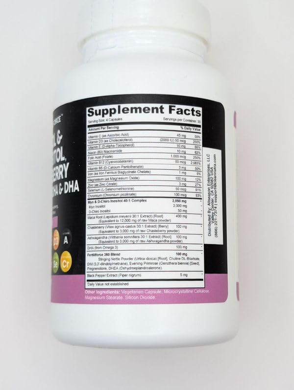 Fertiliforce Clean Nutraceuticals suplemento prenatal cápsulas farmacia