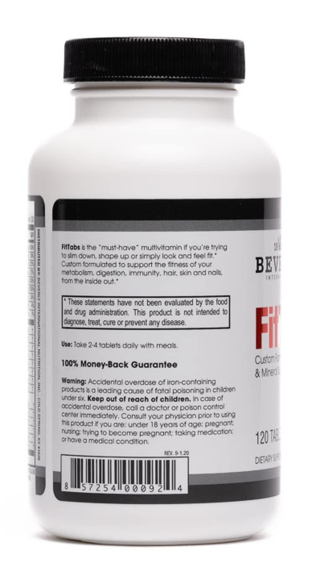 Suplementos nutricionales Fit Tabs para energía