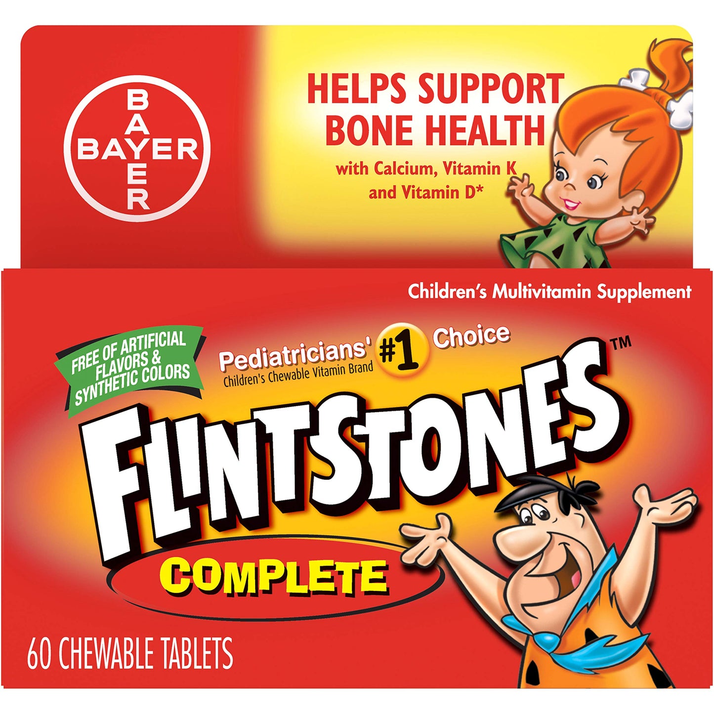 Flintstones Multivitamínico Completo tabletas masticables paquete doble