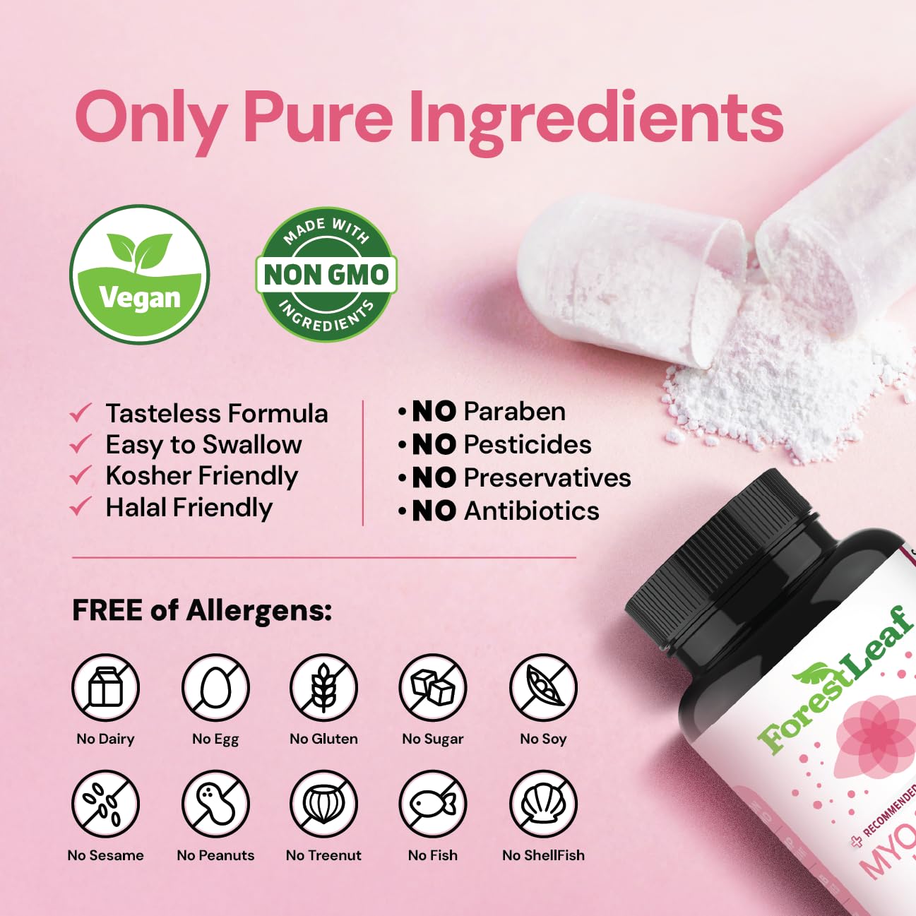 ForestLeaf suplemento fertilidad y bienestar femenino
