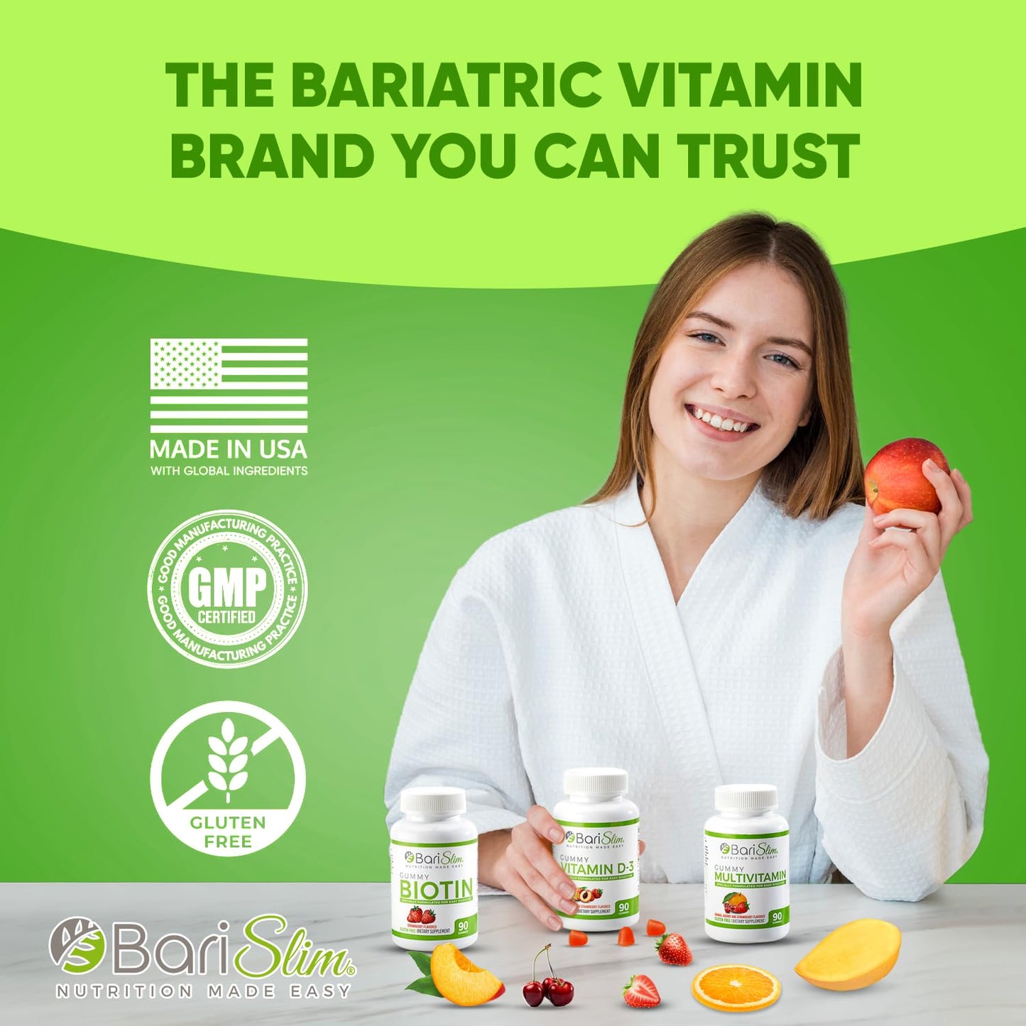 Fórmula completa multivitaminas BariSlim post cirugía