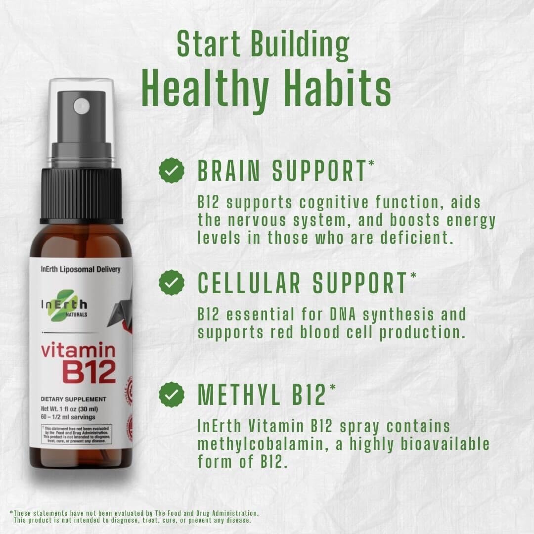 Fórmula limpia vitaminas B12 InErth sin gluten