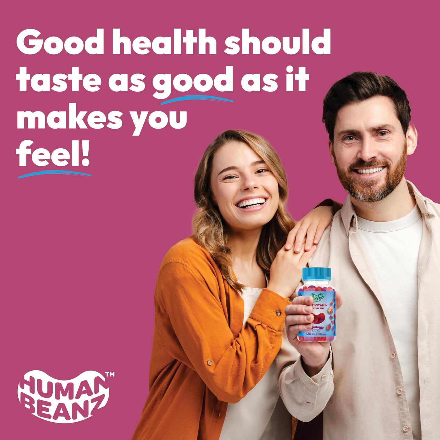 Fórmula multivitamínica inclusiva y deliciosa