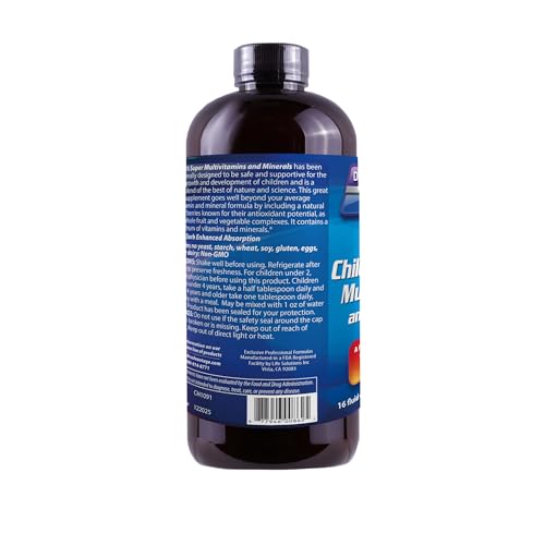 Fórmula multivitamínica segura para niños