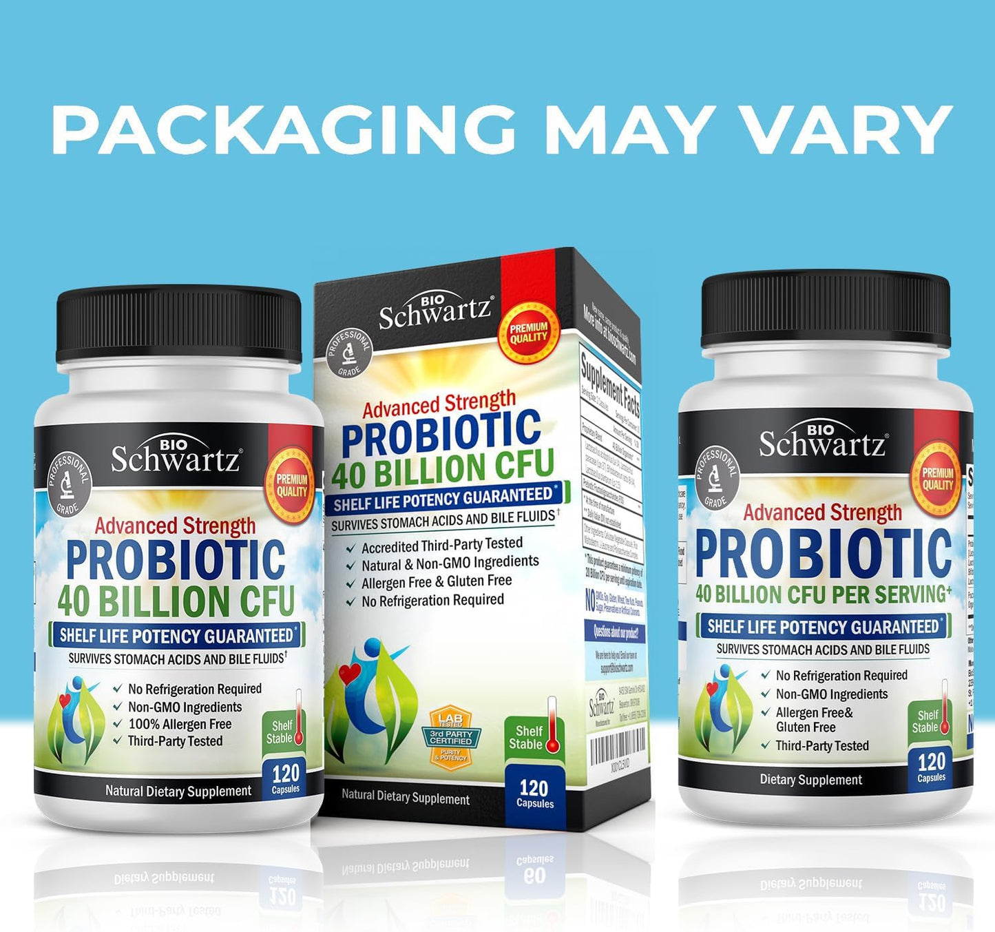 Fórmula premium vitamina D3 y probióticos BioSchwartz