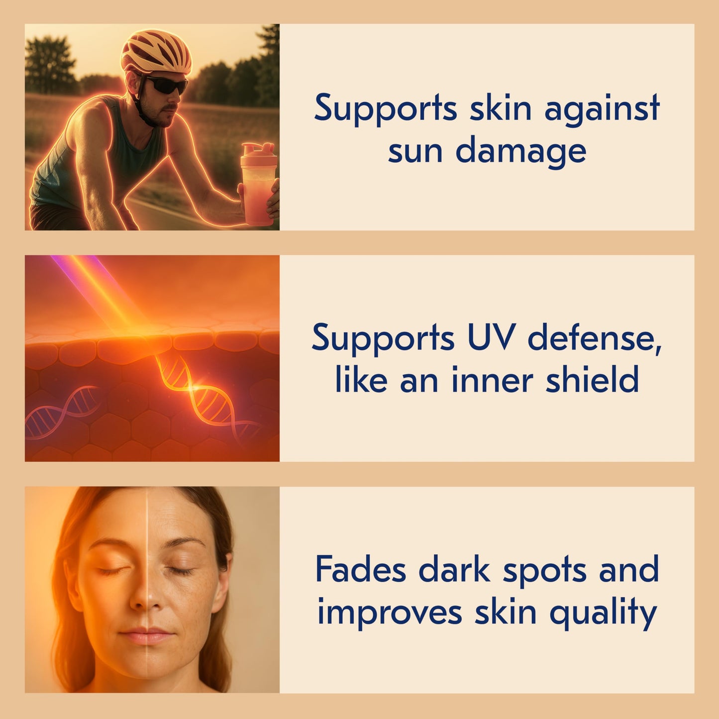 Fórmula regenerativa Sun Powder por dermatólogos líderes