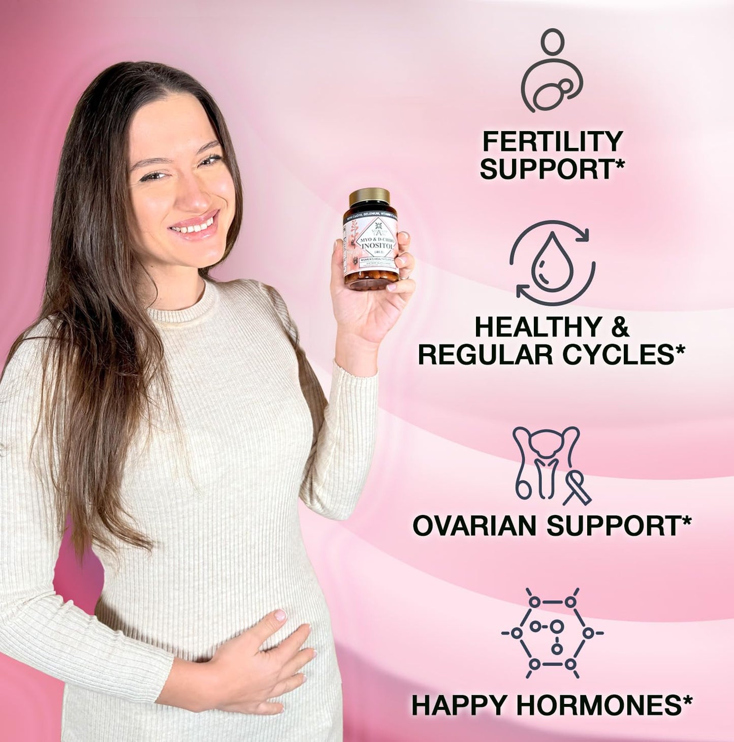 Fórmula Vitality Labs Mio D-Ciro Inositol 40 a 1