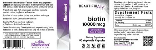 Frasco Bluebonnet Beautiful Ally para fortalecer cabello y uñas