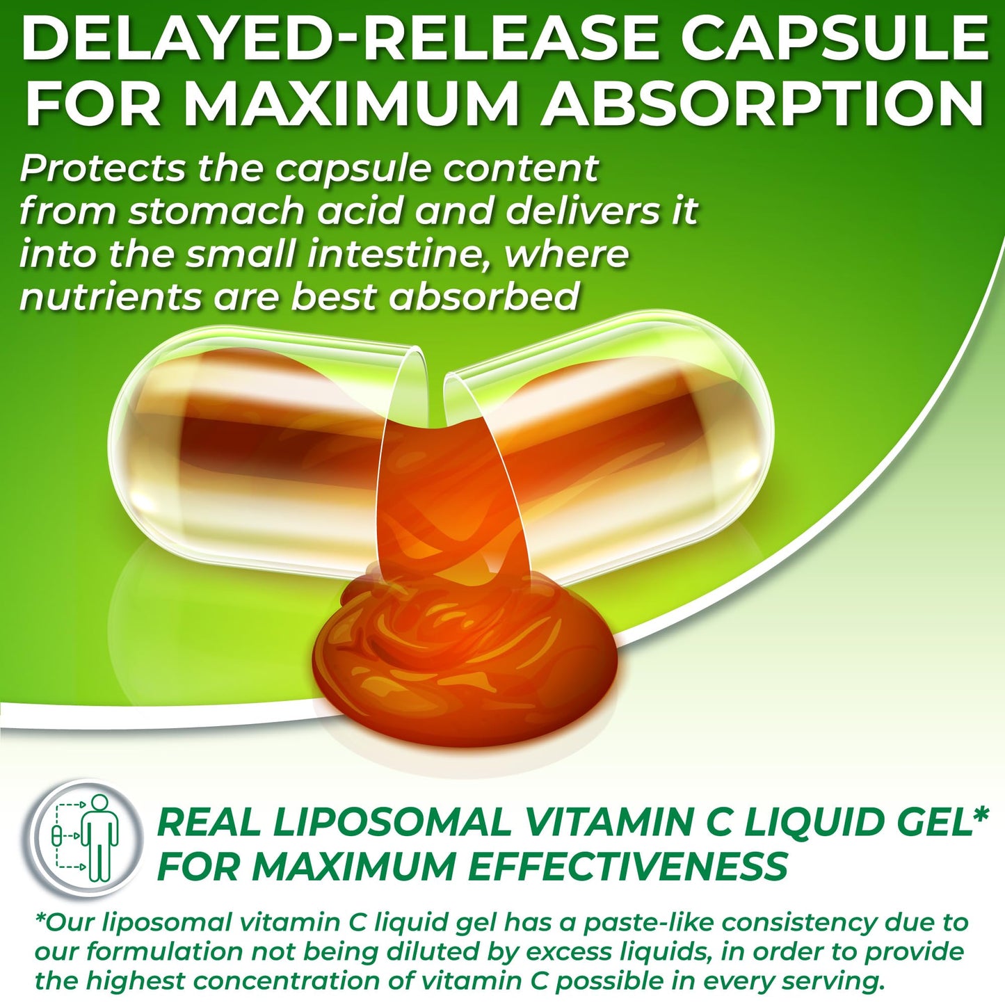 Frasco cápsulas vitamina c liposomal con calcio vegetal SUPPLEMENTS STUDIO