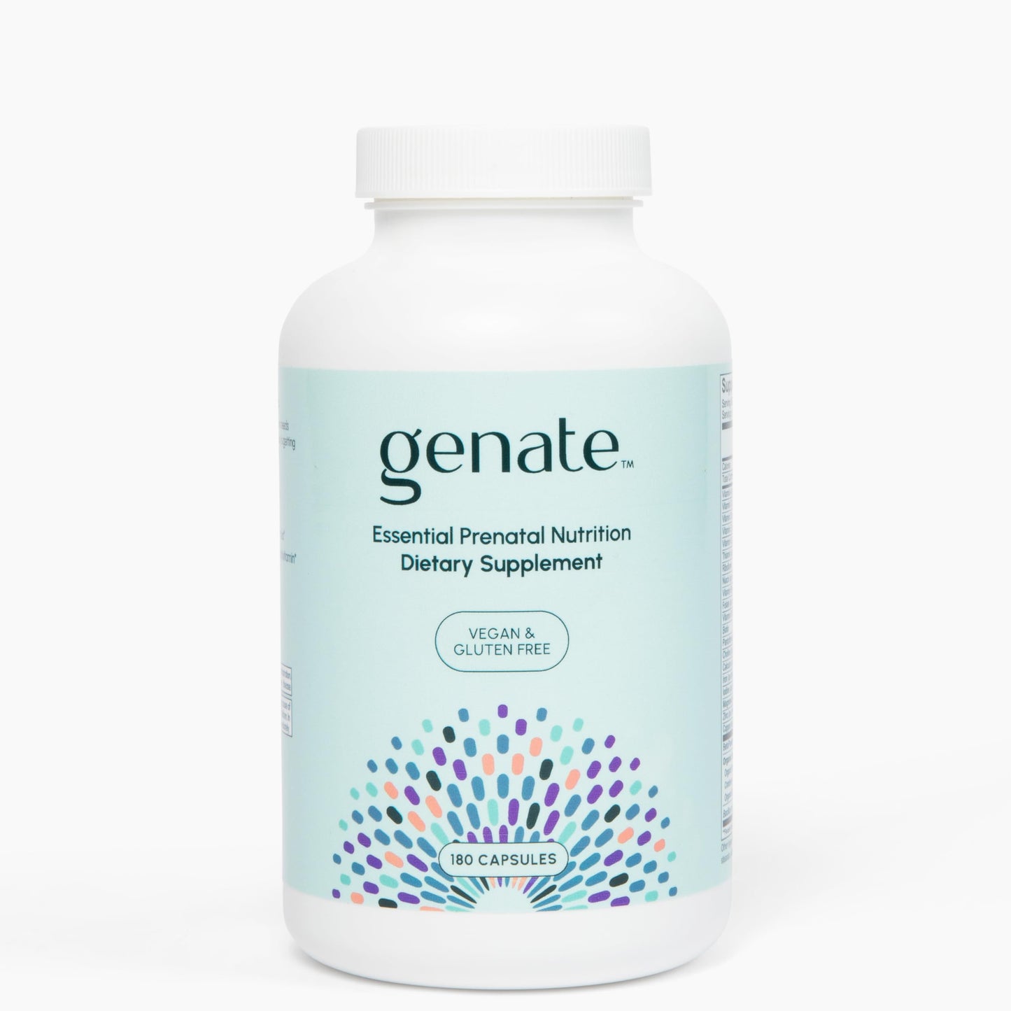 Frasco Genate multivitamínico prenatal esencial