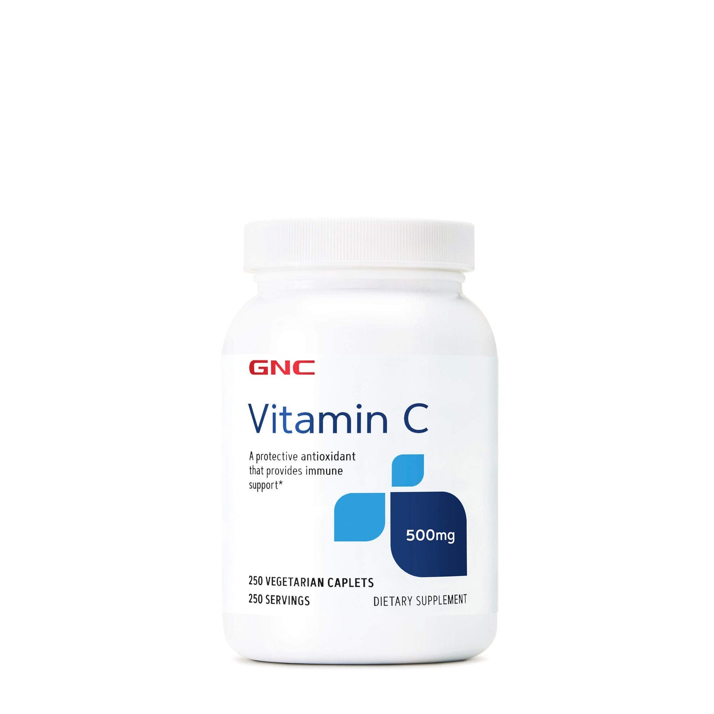Frasco GNC vitamina C 500 mg 250 tabletas