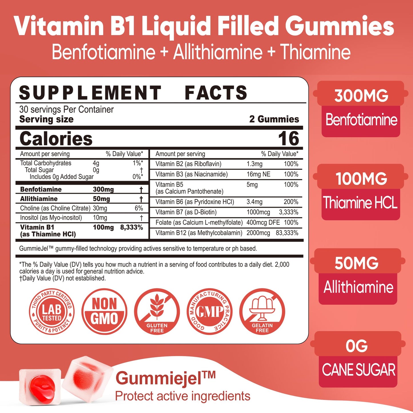 Frasco gomitas liposomales LILICARE alta calidad