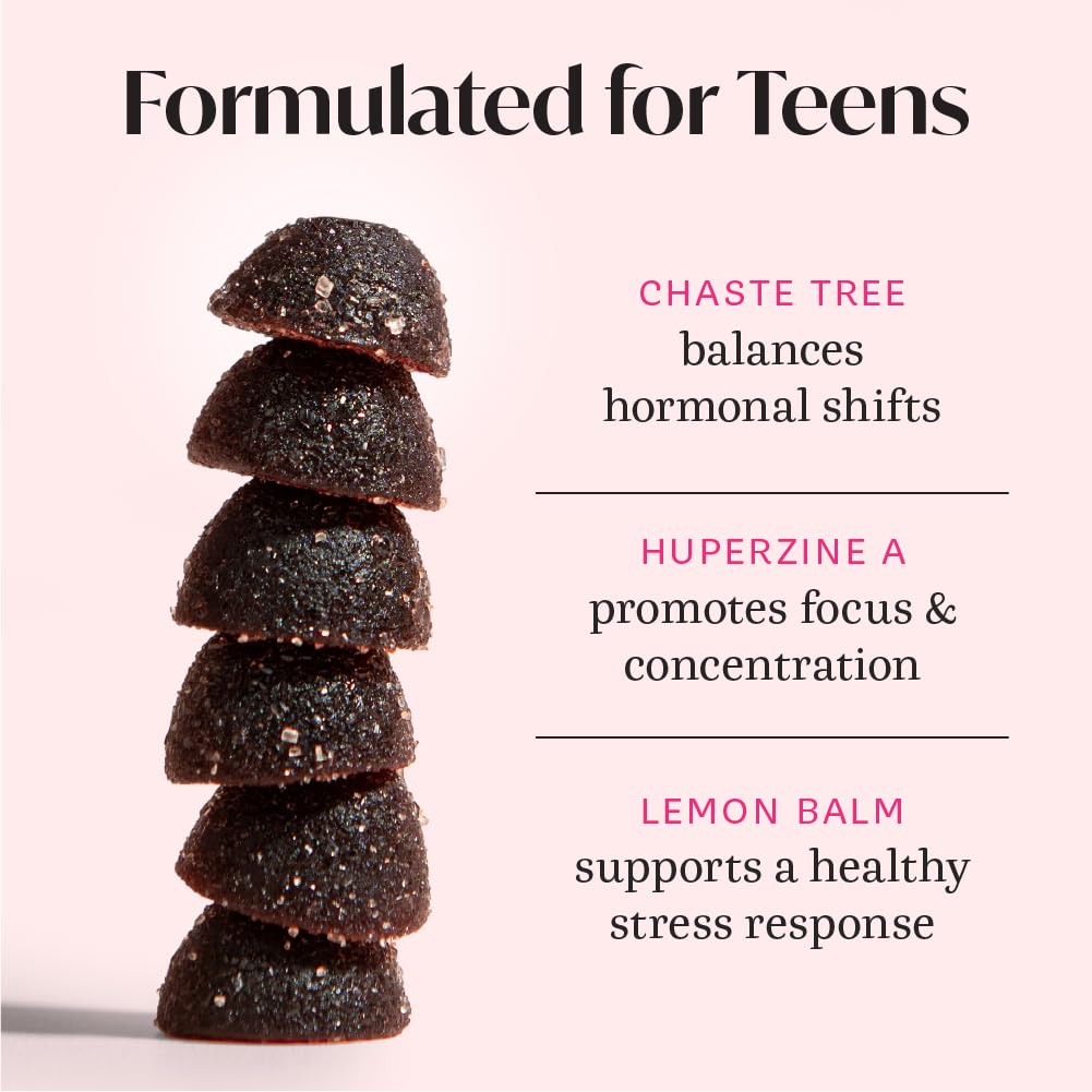 Frasco de gomitas multivitamínicas con chaste tree y biotina