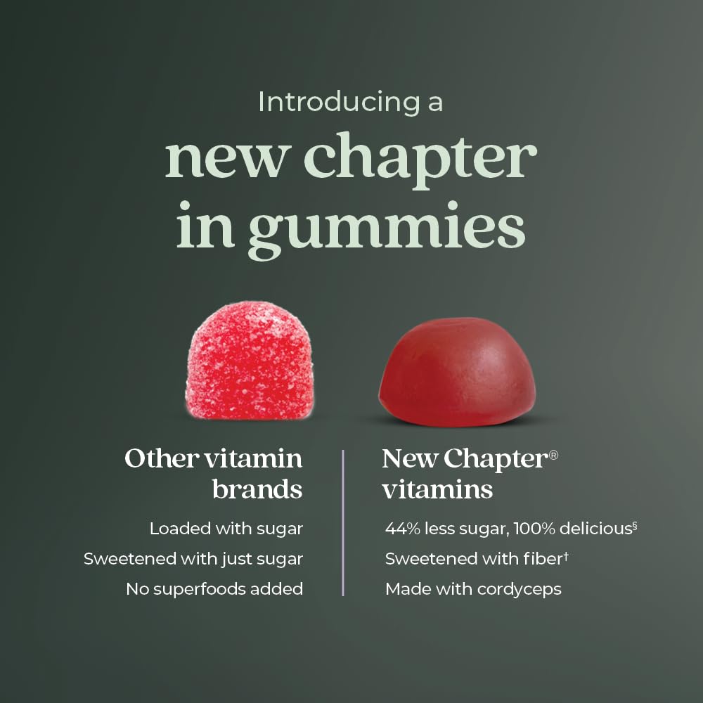 Frasco gomitas New Chapter orgánicas sin gluten