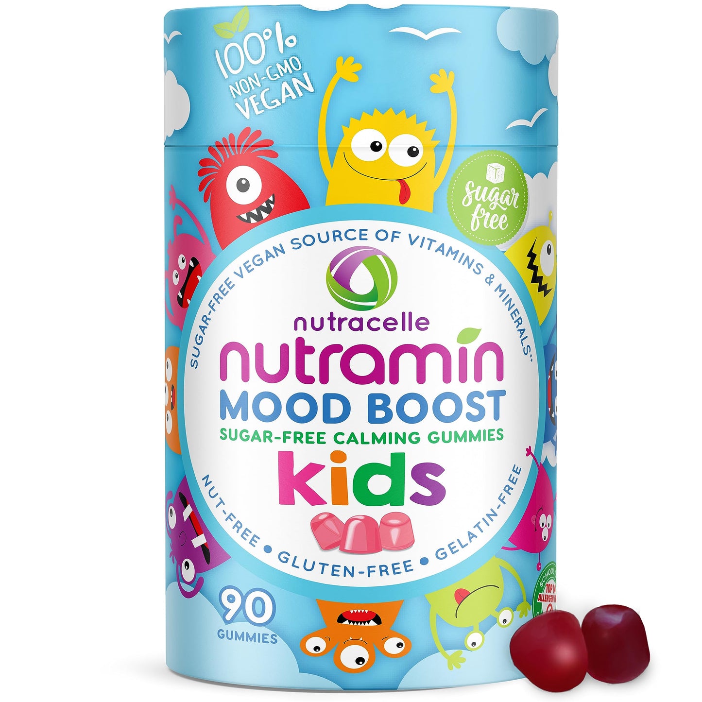 Frasco de gomitas NUTRAMIN para niños