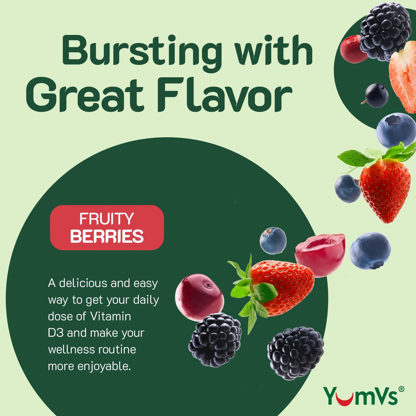 Frasco gomitas vitamina d3 5000 iu yumvs salud inmune