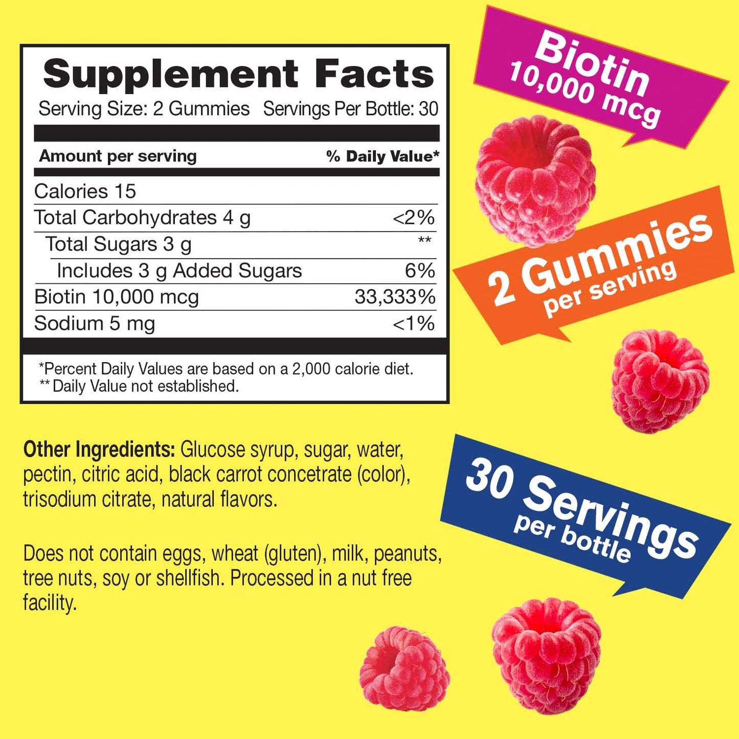 Frasco de gomitas WellYeah Biotina alta potencia para salud capilar