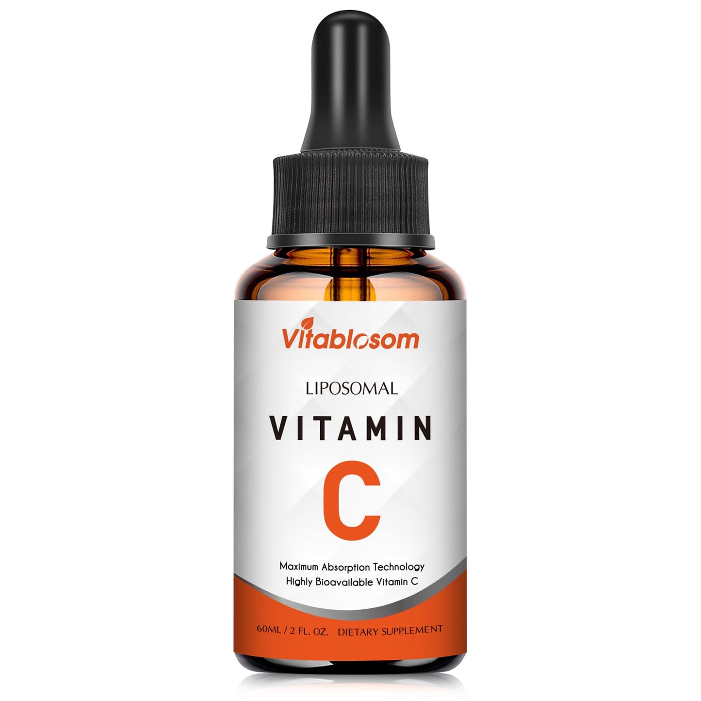 Frasco de gotas líquidas Vitablosom vitamina c liposomal 60 ml