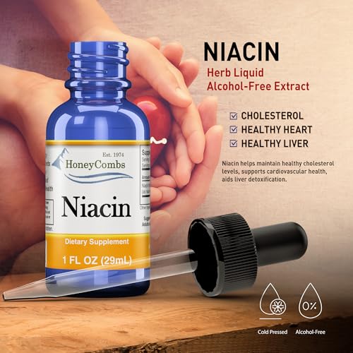 Frasco gotas vitamina b3 niacina sin alcohol