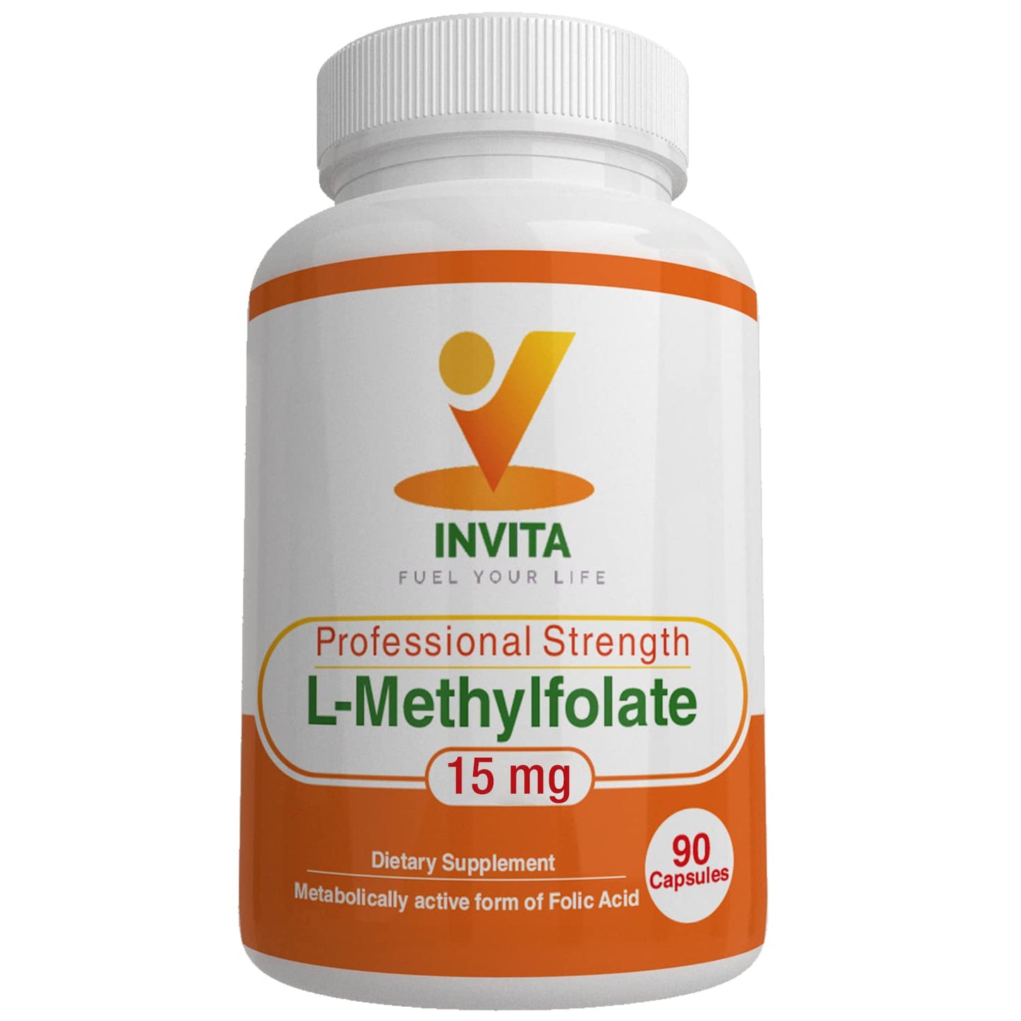 Frasco INVITA L-Metilfolato 15 mg