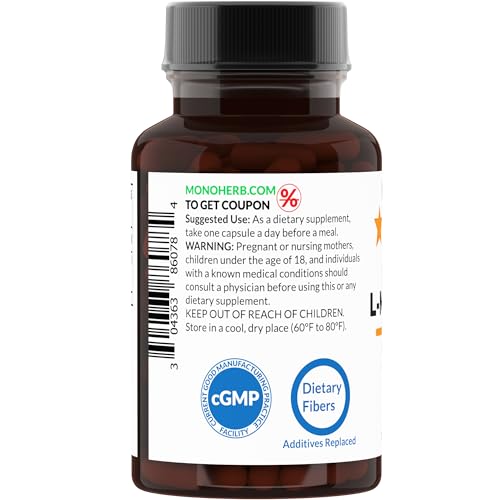 Frasco de MONOHERB L-metilfolato suplemento vitamina B
